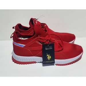 New U.S Polo Assn 1890 Shoe Red  Running Woman Shoes Size 10  UK 7.5 EUR 42